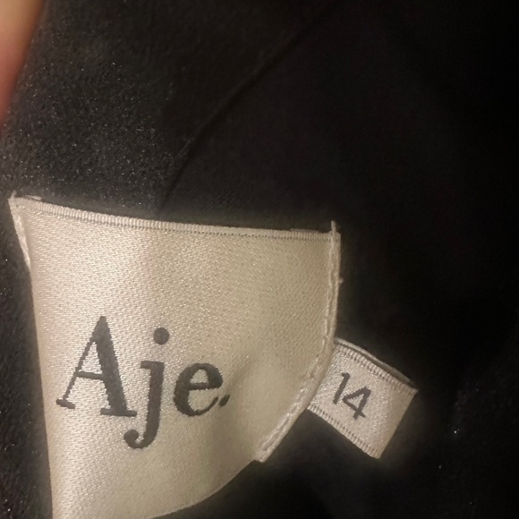 Aje black amour mini ruffle dress - Picture 8 of 8